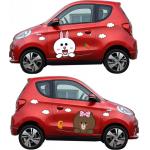 Customized Waterproof Car Stickers PVC Vinyl Cute Cartoon Animals for sale