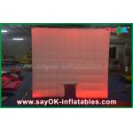 Inflatable Photo Booth Enclosure Rgb Led Lighting Inflatable Kiosk / Enclose Photobooth Frame