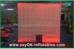China Inflatable Photo Booth Enclosure Rgb Led Lighting Inflatable Kiosk / Enclose Photobooth Frame supplier