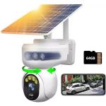 2MP Two Way Audio Surveillance Tuya Solar Outdoor 4G WIFI Ptz Security Camera for sale