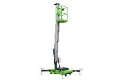 China 8 Meters Single Mast Vertical Lifting Platform 130kg Load Easy Moving supplier