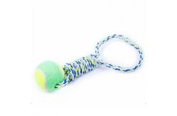 China Teeth Cleaning Pet Dog Toy , Cute Puppy Doll With Chew Rope 32CM Height supplier