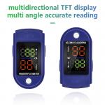 Blue Fingertip Pulse Oximeter SPO2 Digital Pulse Meter TFT Display for sale
