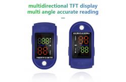 China Blue Fingertip Pulse Oximeter SPO2 Digital Pulse Meter TFT Display supplier