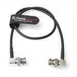 Alvin's Cables 12G SDI Cable Flexible, BNC Male to Male Right Angle for RED Komodo| Atomos Monitor 75 Ohm Shielded Cable for 4K Video Camera 50cm|19in for sale