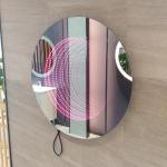 Wall Decoration 3D LED Infinity Mirror Round Infinity Wall Mirror Mildew Proof for sale