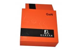China Orange Sliding Gift Packing Boxes With Custom Plastic Tray Insert supplier