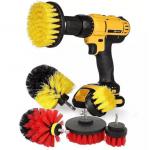 6pcs/set Drill Power Scrub Clean Brush For Leather Plastic Wooden Furniture Car Interiors Cleaning Power Scrub for sale
