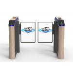 304 SS Fast Speed Gate Turnstile For Secure And Access Control High Speed 35-40 Person Per Minute With Advertising Door for sale