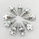 Aluminum Steel Brass Bronze Titanium Turning Parts , Beautiful Metal Robot Parts for sale
