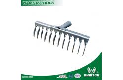 China Professional Customized Handle Galvanized Steel Garden Rake Head for Lawn Maintenance supplier