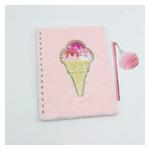 Custom Colorful Led Small Giveaway Gifts Ice Cream Pattern Notebook for sale