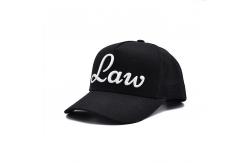 China Structured 5 Panel Embroidered Baseball Caps With Metal Eyelets supplier