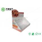 Custom Recyclable Retail CDU Counter Display Stand Pegs Hooks Cardboard Counter Display for sale