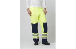 China Anti Static Mens Work Pants With Reflective Stripes , EN11611 Reflective Fr Clothing supplier