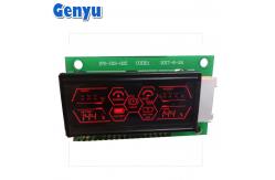 China Black Negative Transmissive VA LCD Display HT1621 Driver RGB LED Backlight supplier