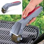 Non Stick Kitchen Cleaning Tools , Copper Wire Battery Electric Grill Cleaner for sale