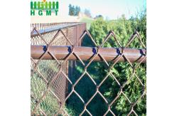 China Black PVC Coating Chain Link Fence Roll 6ft 7ft 8ft supplier