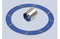 China Lead - Free POM Boundary Lubricating Bearings DX Bushing , Blue Thrust washer supplier
