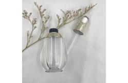 China Egg Shape White Dropper Bottle Custom 10ml Acrylic PP Double Wall supplier