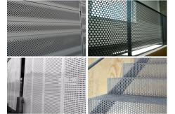 China Paint Anodizing Grill Mesh Perforated Metal Screen Sheet Fluorocarbon Coating supplier