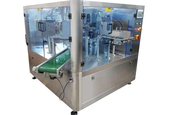 Premade Bag Rotary Packing Machine Automatic Warning Protect Function 60bags / Min