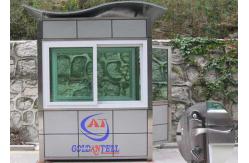 China Unique Design 20 Year Lifetime Stainless Steel Prefab Guard Booth Round / Square supplier