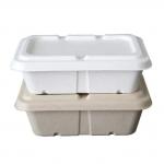 Disposable Compostable Biodegradable Take Out Fast Food Packaging Takeaway Container Paper Boxes for sale