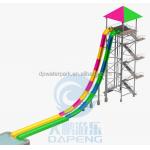 Adult Kamikaze Water Slide 12M Anti UV Fiberglass Water Theme Park Rides for sale