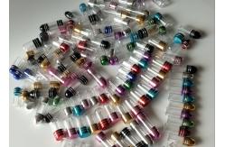 China ISO9001 Mini Pill Bottles 3ml Plastic Bottle With Metal Cap supplier