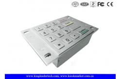 China Dust Proof Usb Numeric Keypad , Metal Keypad With 4x4 Matrix and Flush Keys supplier