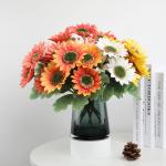 20x27cm Artificial Sunflower Bouquet Made of Durable Plastic for Long-Lasting Beauty for sale