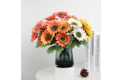 China 20x27cm Artificial Sunflower Bouquet Made of Durable Plastic for Long-Lasting Beauty supplier