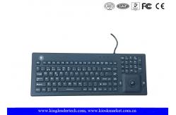 China Norway Layout Silicone Waterproof Keyboard With Trackball And Customizable Layout supplier