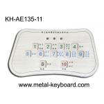 NEMA4x 30mA Stainless Steel Kiosk Keyboard PS2 USB Vandal Proof Keypad for sale
