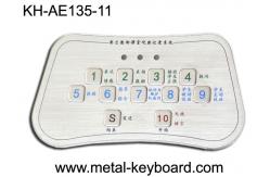 China NEMA4x 30mA Stainless Steel Kiosk Keyboard PS2 USB Vandal Proof Keypad supplier