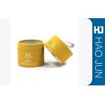 Yellow Color Cardboard Candle Boxes Candle Gift Tube Packaging for sale
