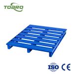 Foldable Steel Pallet Mesh Box Pallet Industrial Stackable Metal Wire Mesh Pallet Cage for sale