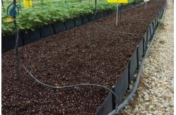 China Plastic Hydroponic Tomato Planting Trough PP Roll Black White For Soilless Cultivation supplier