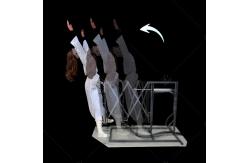 China Decoration Haunted House Props Pneumatic Ghost Animatronic Dropping Corpse supplier