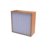 Wooden Frame Fiberglass Air Conditioner Filters 250m3/H Airflow for sale