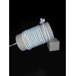 Soft Black Silver Retro Reflective Yarn Knitting Rainbow for Bags Garments sewing sportswear for sale