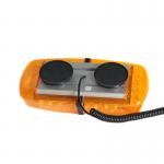 Engineering Vehicle Yellow Flashing Light Short Row Car Mounted Alarm Light LED Warning For Road Opening for sale