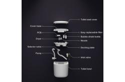 China Home Bathroom Modern Smart Toilet Wall Hung AC 220V with Armrest Button supplier