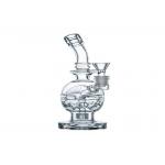 Swiss Perc Dab Rigs Showerhead Perc Glass Bong Cool Water Pipe for sale