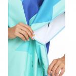 Customized Size Recycled Surf Poncho Hooded Towel For Beach