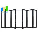 Thermal Break Double Glass Aluminium Folding Patio Glass Door For Meeting Room for sale