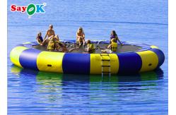 China Floating Water Trampoline With Slide supplier