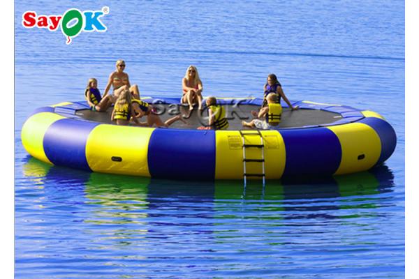 Floating Water Trampoline With Slide