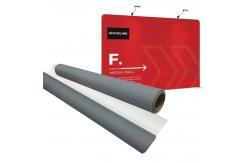China 300gsm Eco-solvent UV printing Greyback fabric backdrop standard roll supplier